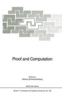 cover of the book Proof and Computation