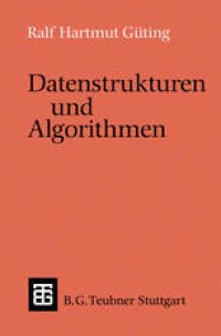 cover of the book Datenstrukturen und Algorithmen