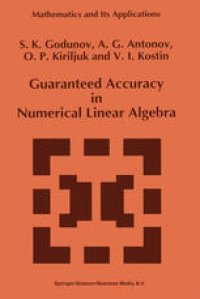 cover of the book Guaranteed Accuracy in Numerical Linear Algebra