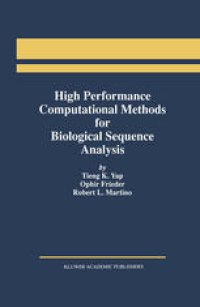 cover of the book High Performance Computational Methods for Biological Sequence Analysis