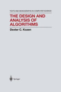 cover of the book The Design and Analysis of Algorithms