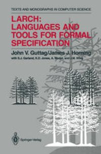 cover of the book Larch: Languages and Tools for Formal Specification