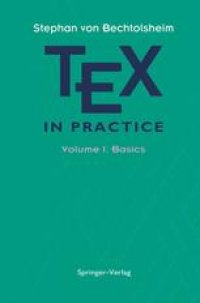 cover of the book TEX in Practice: Volume 1: Basics