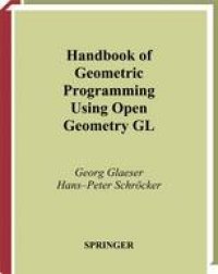 cover of the book Handbook of Geometric Programming Using Open Geometry GL