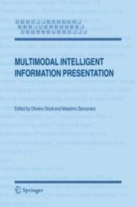 cover of the book Multimodal Intelligent Information Presentation