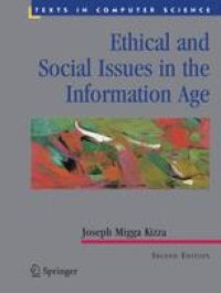 cover of the book Ethical And Social Issues In The Information Age