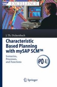 cover of the book Characteristic Based Planning with mySAP SCM™: Scenarios, Processes, and Functions