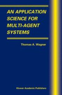 cover of the book An Application Science for Multi-Agent Systems