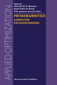 cover of the book Metaheuristics: Computer Decision-Making