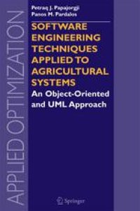 cover of the book Software Engineering Techniques Applied to Agricultural Systems: An Object-Oriented and UML Approach