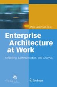 cover of the book Enterprise Architecture at Work: Modelling, Communication, and Analysis