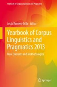 cover of the book Yearbook of Corpus Linguistics and Pragmatics 2013: New Domains and Methodologies