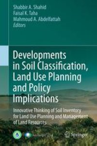 cover of the book Developments in Soil Classification, Land Use Planning and Policy Implications: Innovative Thinking of Soil Inventory for Land Use Planning and Management of Land Resources