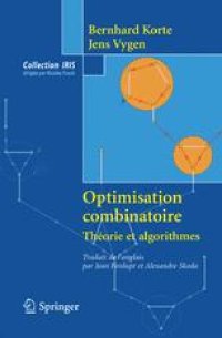 cover of the book Optimisation combinatoire: Théorie et algorithmes