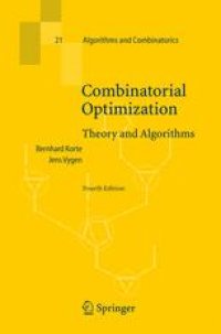 cover of the book Combinatorial Optimization: Theory and Algorithms