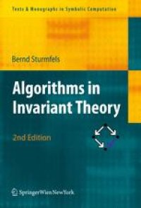 cover of the book Algorithms in Invariant Theory