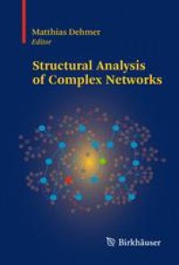 cover of the book Structural Analysis of Complex Networks