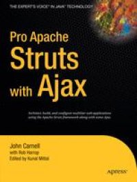 cover of the book Pro Apache Struts with Ajax