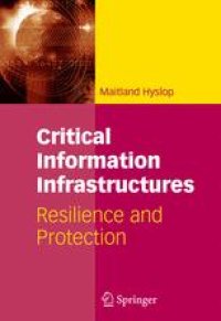 cover of the book Critical Information Infrastructures: Resilience and Protection