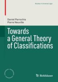 cover of the book Towards a General Theory of Classifications