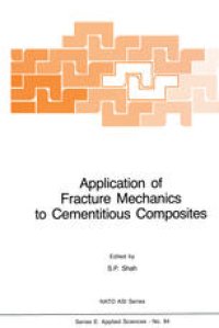 cover of the book Application of Fracture Mechanics to Cementitious Composites