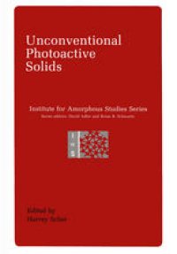 cover of the book Unconventional Photoactive Solids