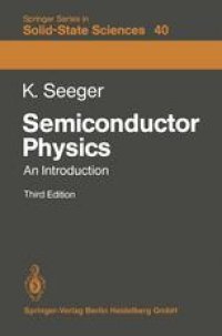 cover of the book Semiconductor Physics: An Introduction