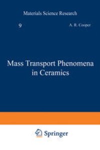 cover of the book Mass Transport Phenomena in Ceramics