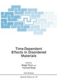 cover of the book Time-Dependent Effects in Disordered Materials