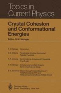 cover of the book Crystal Cohesion and Conformational Energies