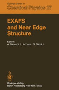 cover of the book EXAFS and Near Edge Structure: Proceedings of the International Conference Frascati, Italy, September 13–17, 1982