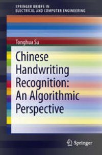 cover of the book Chinese Handwriting Recognition: An Algorithmic Perspective