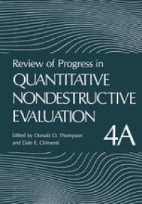 cover of the book Review of Progress in Quantitative Nondestructive Evaluation: Volume 4A