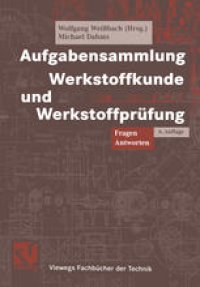 cover of the book Aufgabensammlung Werkstoffkunde und Werkstoffprüfung