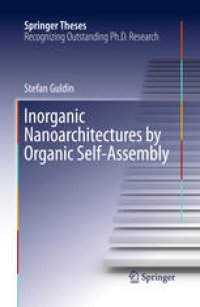 cover of the book Inorganic Nanoarchitectures by Organic Self-Assembly