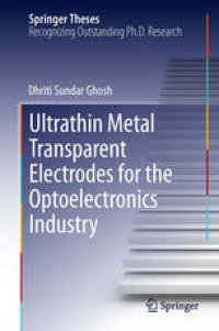 cover of the book Ultrathin Metal Transparent Electrodes for the Optoelectronics Industry