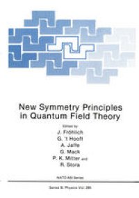cover of the book New Symmetry Principles in Quantum Field Theory