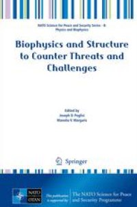 cover of the book Biophysics and Structure to Counter Threats and Challenges