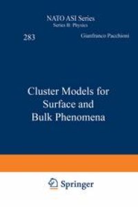 cover of the book Cluster Models for Surface and Bulk Phenomena