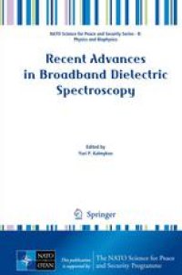 cover of the book Recent Advances in Broadband Dielectric Spectroscopy