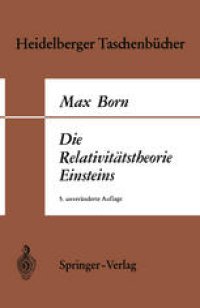 cover of the book Die Relativitätstheorie Einsteins