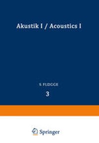 cover of the book Akustik I / Acoustics I