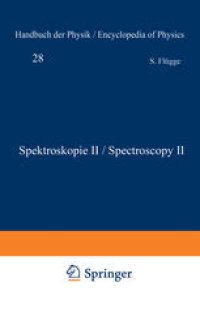 cover of the book Spektroskopie II / Spectroscopy II