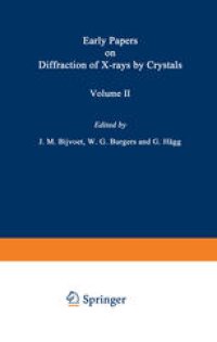 cover of the book Early Papers on Diffraction of X-rays by Crystals: Volume 2