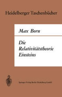 cover of the book Die Relativitätstheorie Einsteins