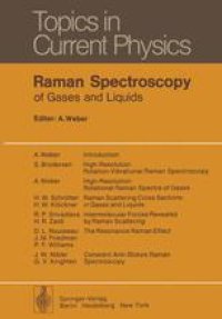 cover of the book Raman Spectroscopy of Gases and Liquids