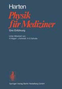 cover of the book Physik für Mediziner: Eine Einführung