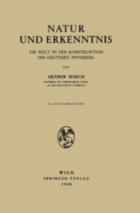 cover of the book Natur und Erkenntnis: Die Welt in der Konstruktion des Heutigen Physikers