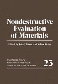 cover of the book Nondestructive Evaluation of Materials