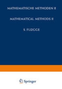 cover of the book Encyclopedia of Physics / Handbuch der Physik: Mathematical Methods II / Mathematische Methoden II